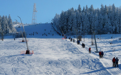 Lyžování ve Ski areálu Čenkovice